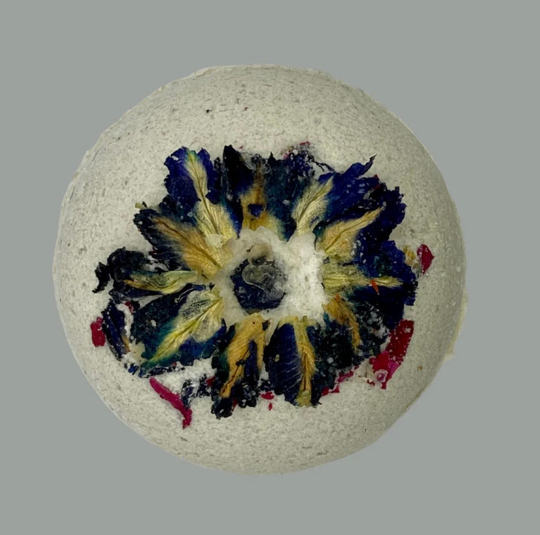 Floral Gemstone Bath Bombs - Righteous Remedies