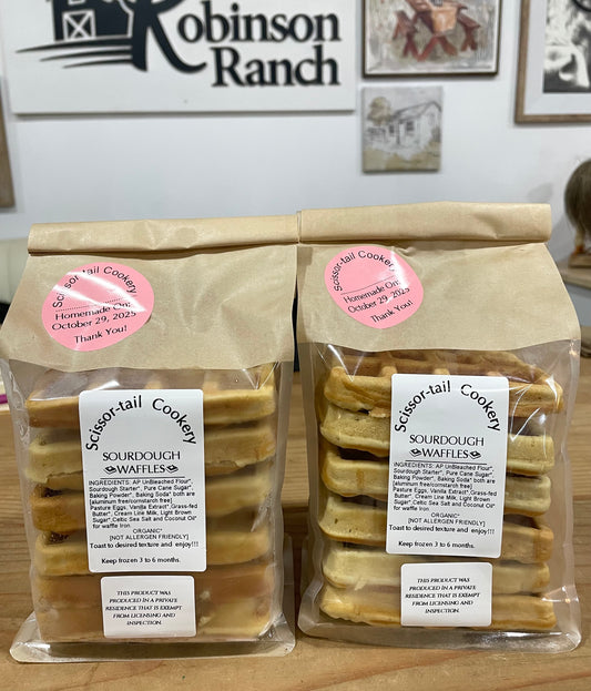 Sourdough Waffles - Scissor Tail Cookery