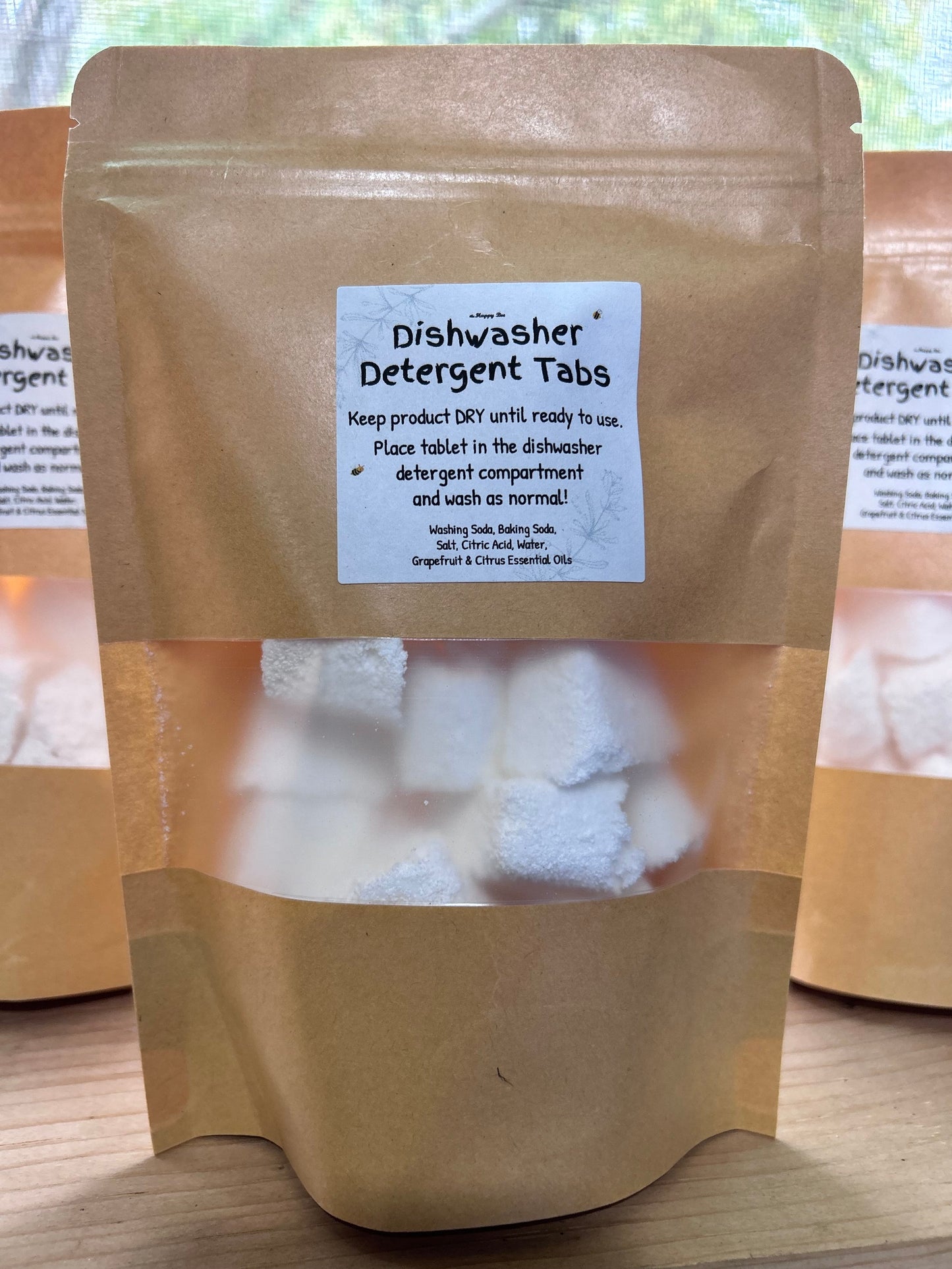 The Happy Bee Dishwasher Detergent Tabs