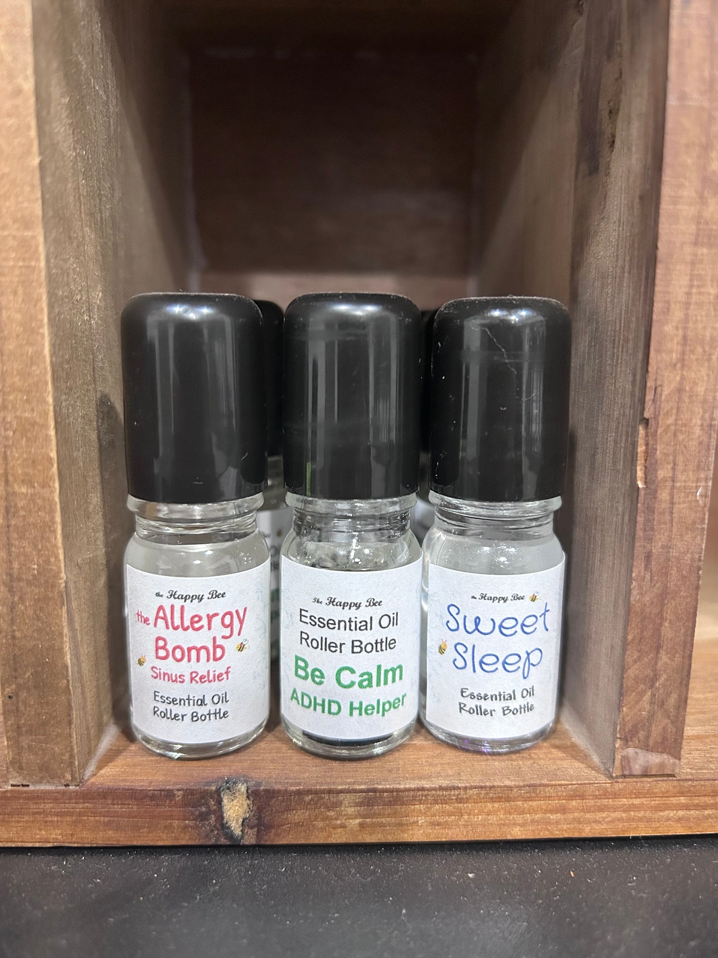 The Happy Bee Essential Oil Rollers