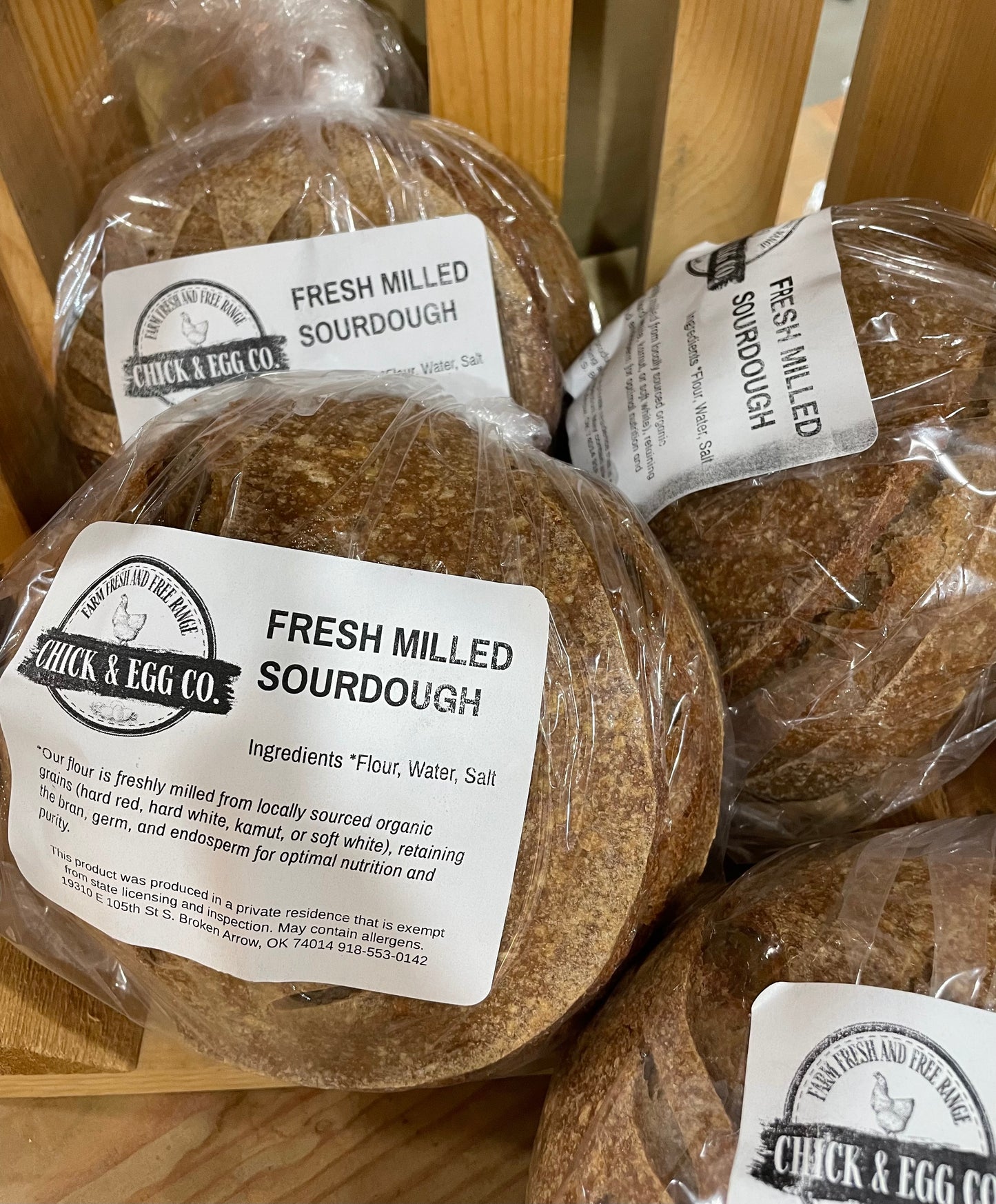 Fresh Milled Sourdough Breads - Chick & Egg Co.