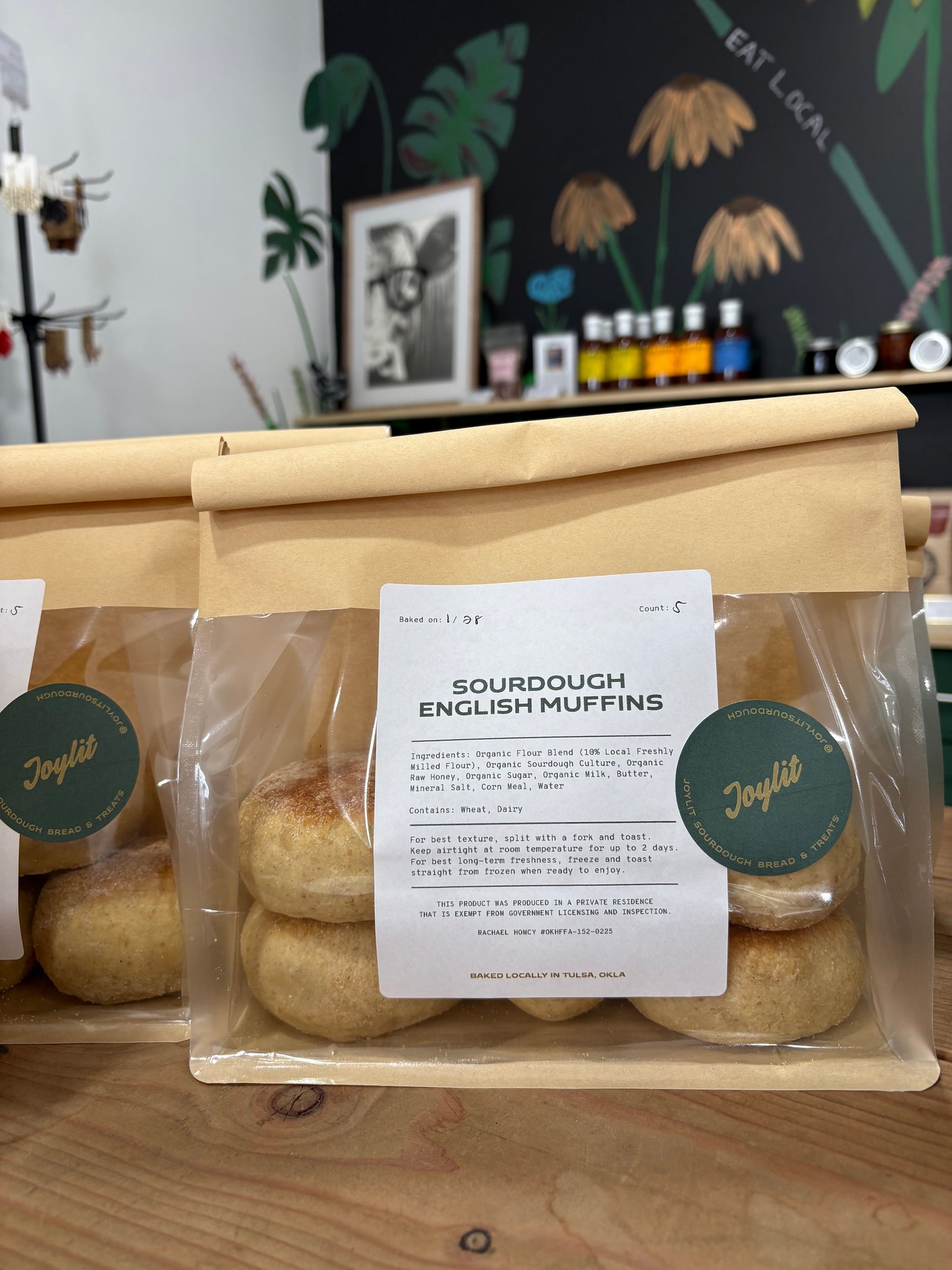 Joylit Sourdough English Muffins