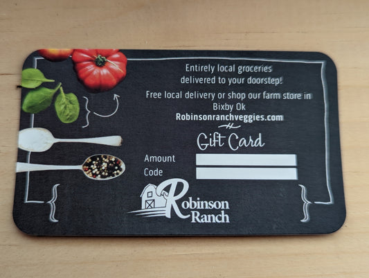 Robinson Ranch Gift Card