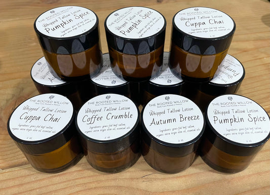 Fall Tallow Lotions - The Rooted Willow