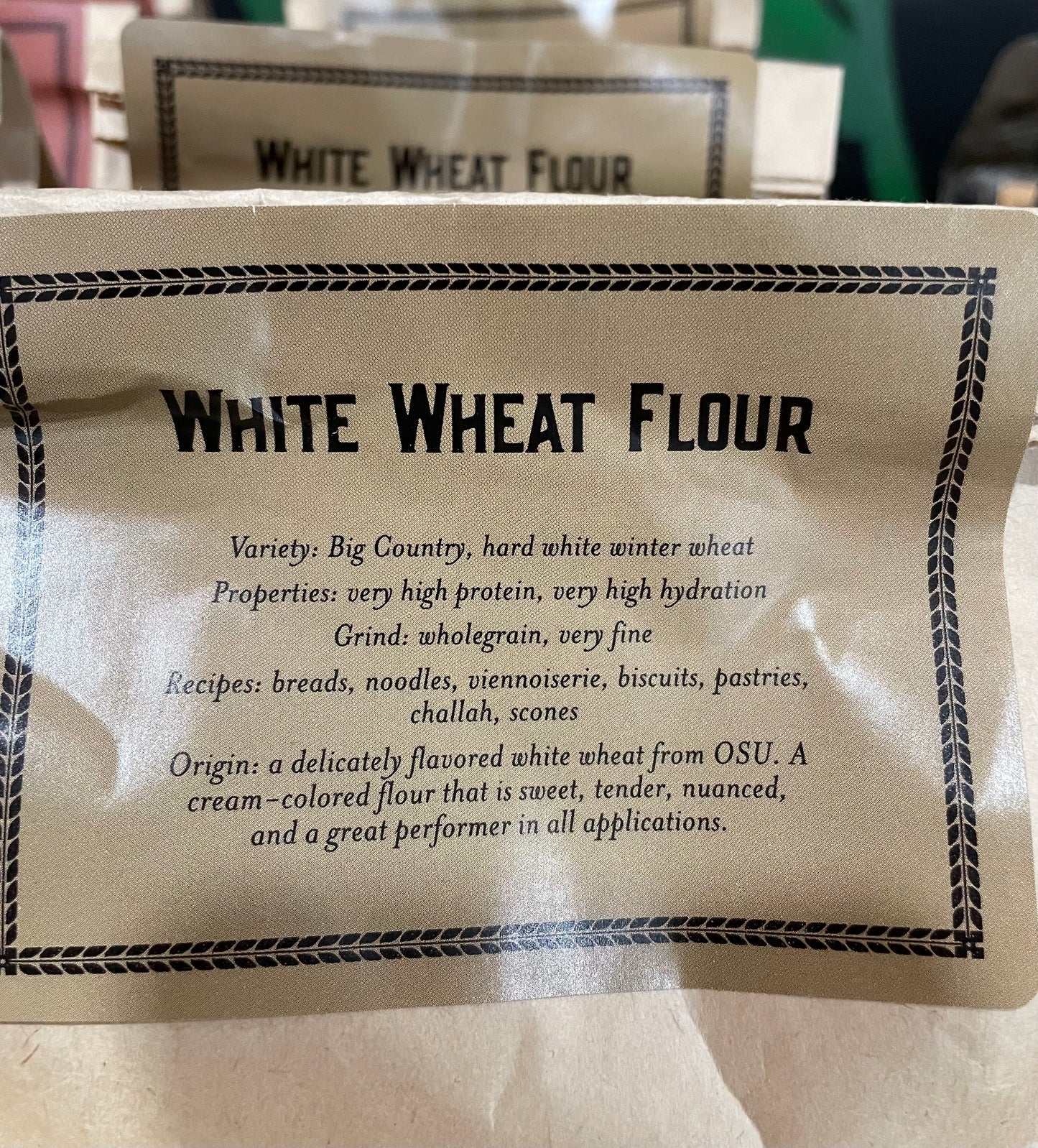 Freshly Stone Milled Flour - Chisholm Trail Milling