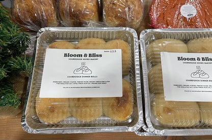 Sourdough Dinner Rolls - Bloom and Bliss
