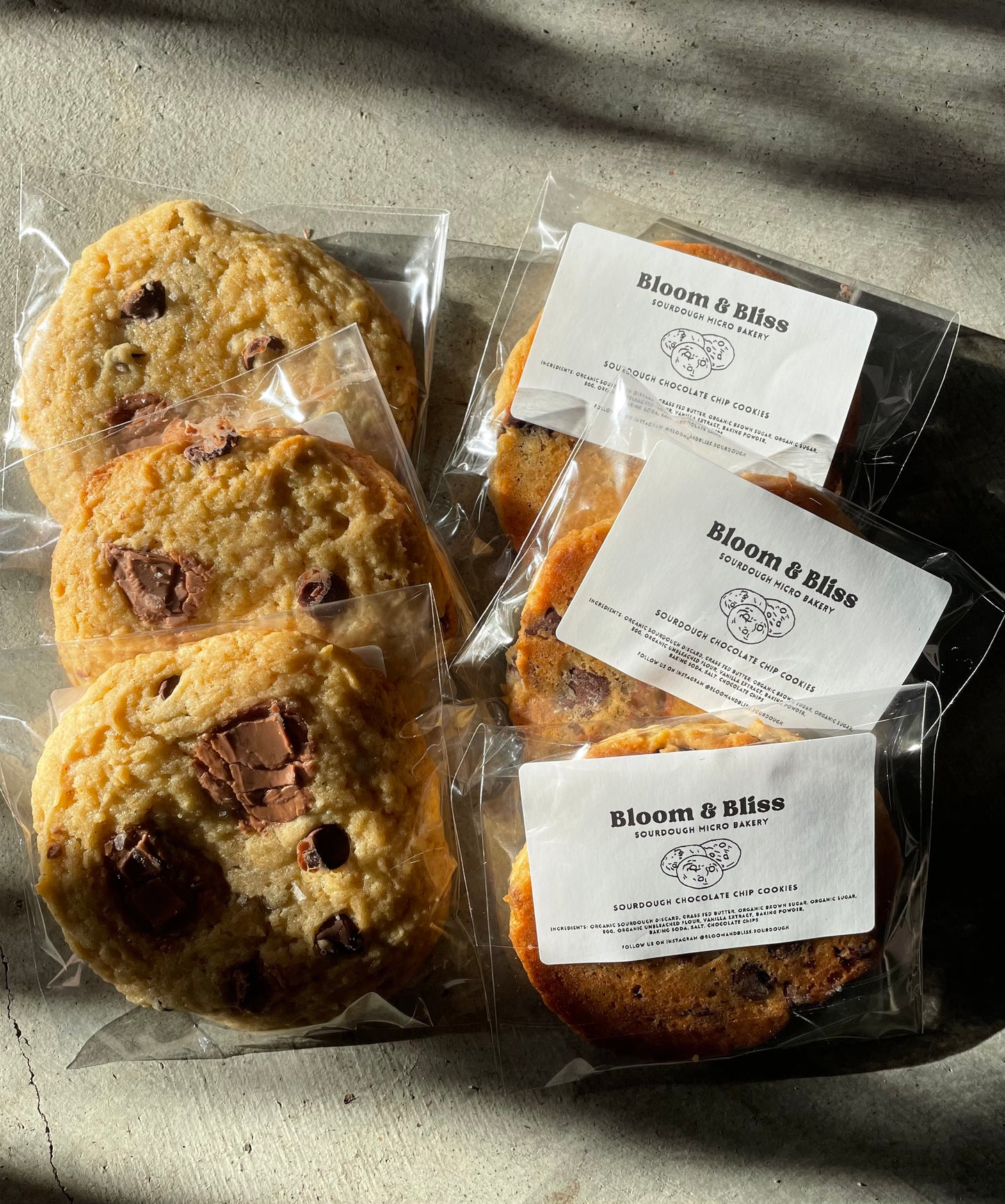 Sourdough Chocolate Chip Cookies - Bloom and Bliss