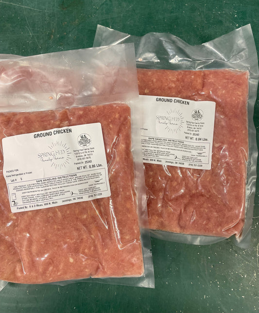 Ground Chicken - Spring Fed Family Farm