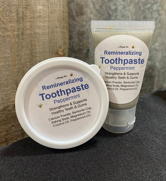 Remineralizing Toothpaste - The Happy Bee