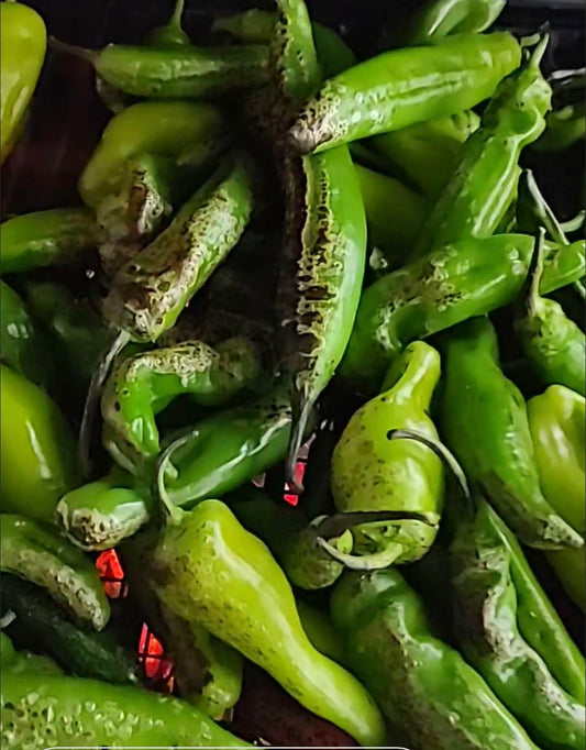 Roasted Green Chilies - Avery Acres