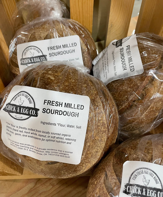 Fresh Milled Sourdough Breads - Chick & Egg Co.