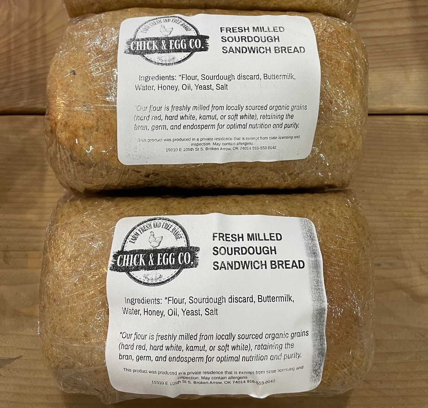 Fresh Milled Sourdough Breads - Chick & Egg Co.