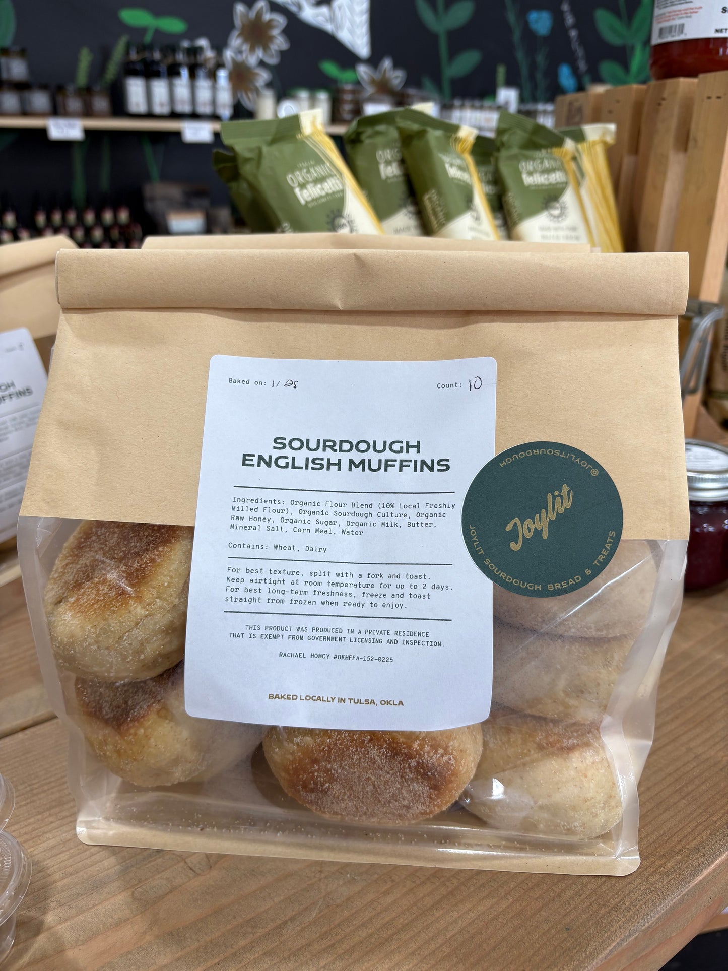 Joylit Sourdough English Muffins