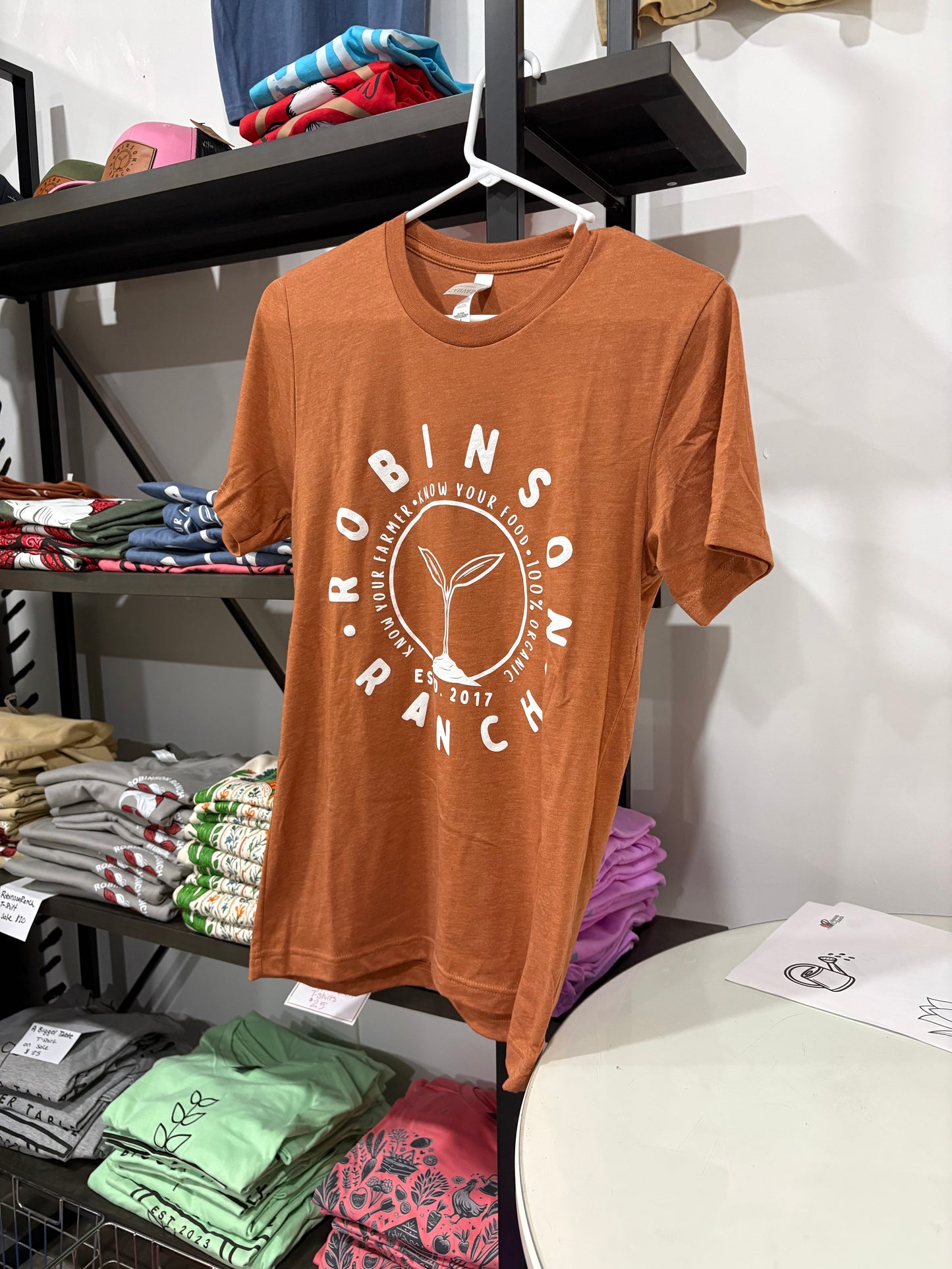 Circle shirt in Rust - Robinson Ranch