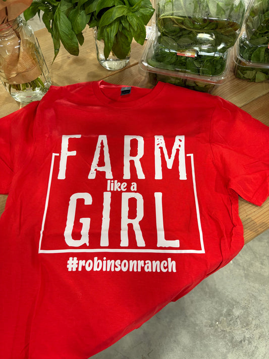 Farm Like A Girl, various colors - Robinson Ranch