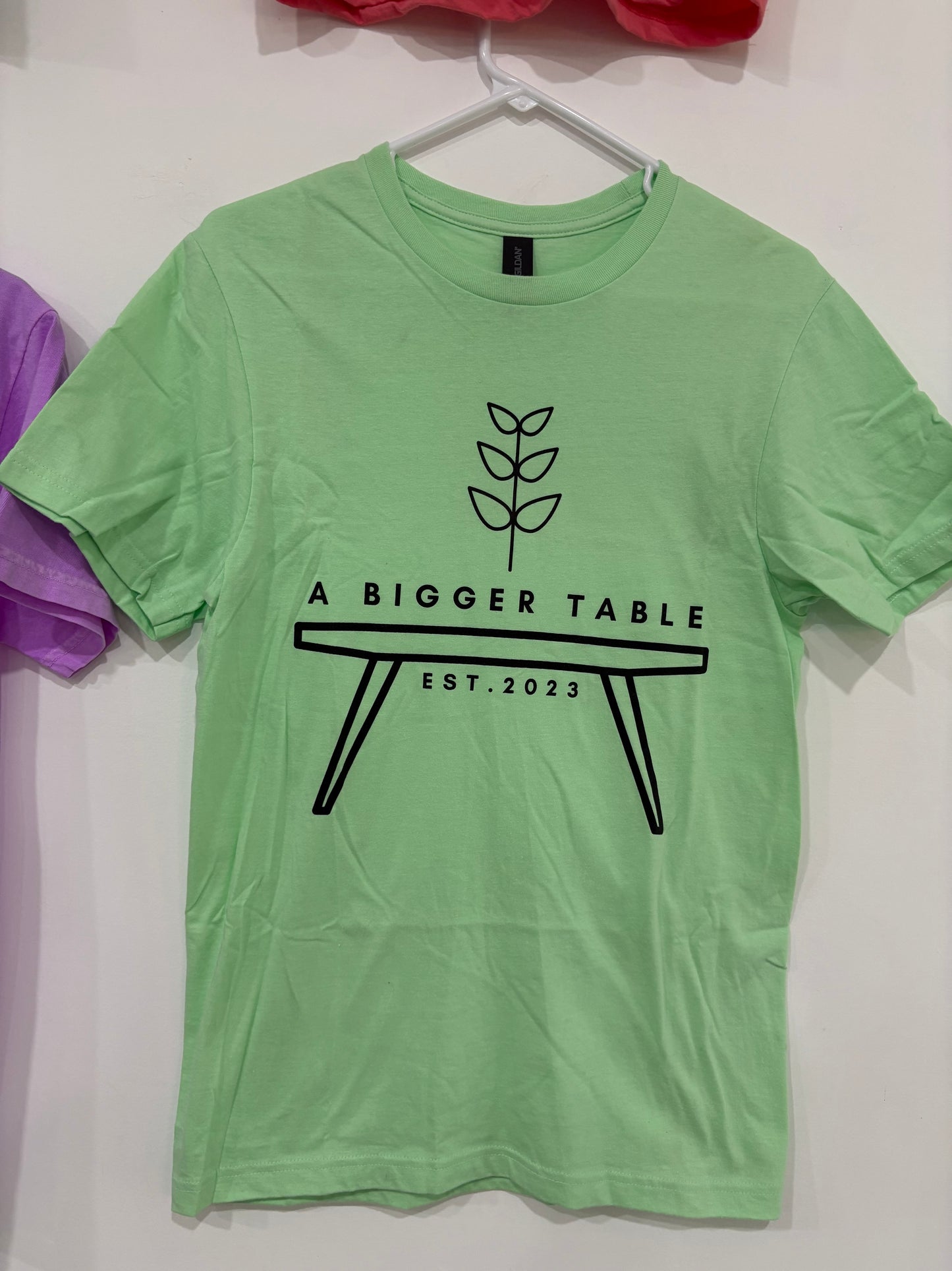 Green Table shirt - A Bigger Table Foundation