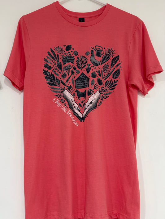 Pink heart shirt - A Bigger Table Foundation