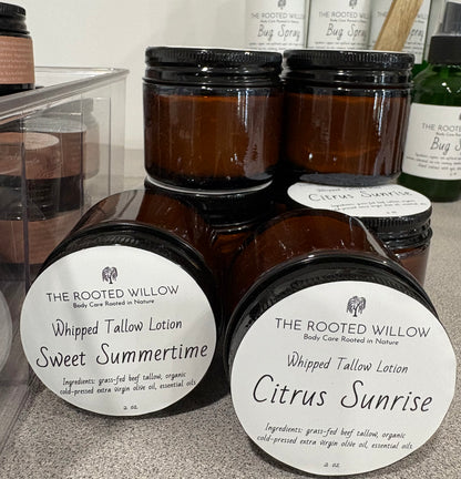 Tallow Lotions - The Rooted Willow
