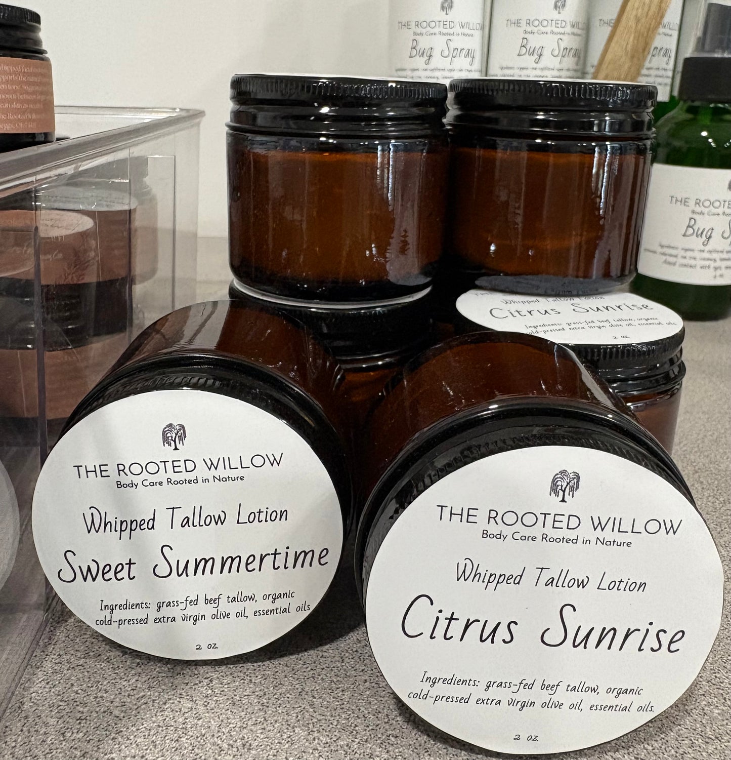 Tallow Lotions - The Rooted Willow