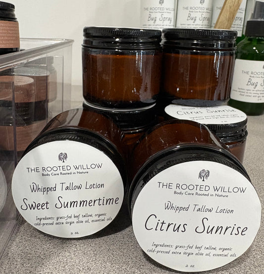 Tallow Lotions - The Rooted Willow